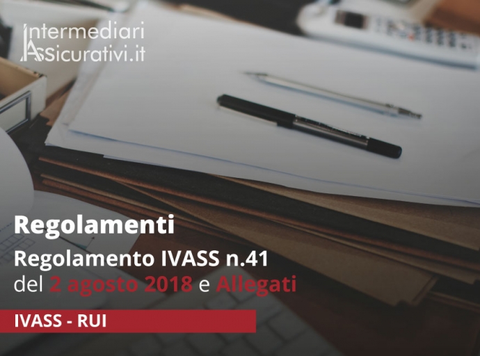 regolamento-41-ivass-2-agosto-2018